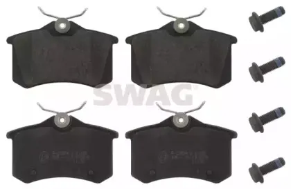 Комплект тормозных колодок, дисковый тормоз SWAG купить